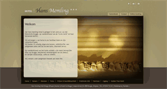 Desktop Screenshot of hansmemling.be